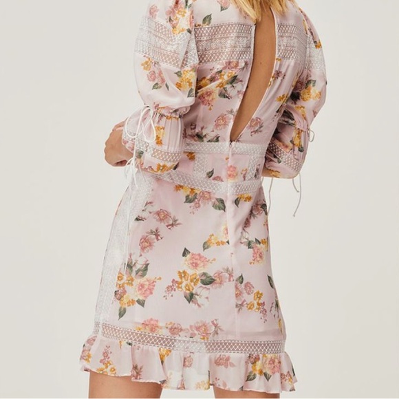 For love & lemons Floral Mini Dress - Picture 7 of 9